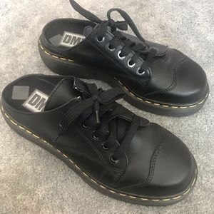 Dr “Doc” Martens Vintage Chunky Black Slip-Ons UK 8 US 9.5 10